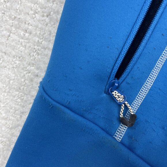 EIDER France Soft Shell Vest Light weigh Windbreaker Men's M Blue Hiking Read* - Picture 13 of 16